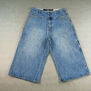 Vintage Marithe Francois Girbaud Shorts Mens 36 Blue Jorts Baggy Rap Hip Hop Y2K